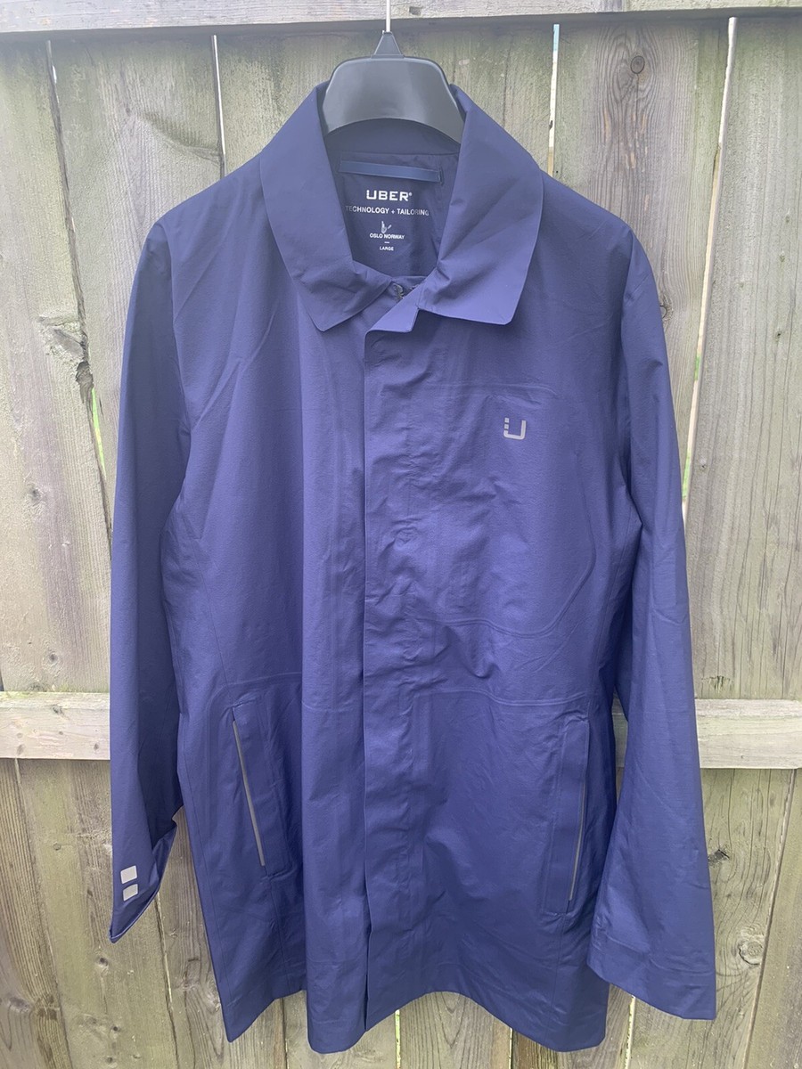 UBER EX-7 Interactive Technology And Tailoring Blue Button Jacket 