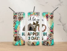 20 or 30oz Skinny Tumbler Custom Stainless Steel