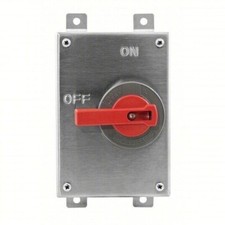   NEW IN BOX  HUBBELL HBLDS3SSVFD CIRCUIT LOCK 30-Amp STAINLESS DISCONNECT SWITCH