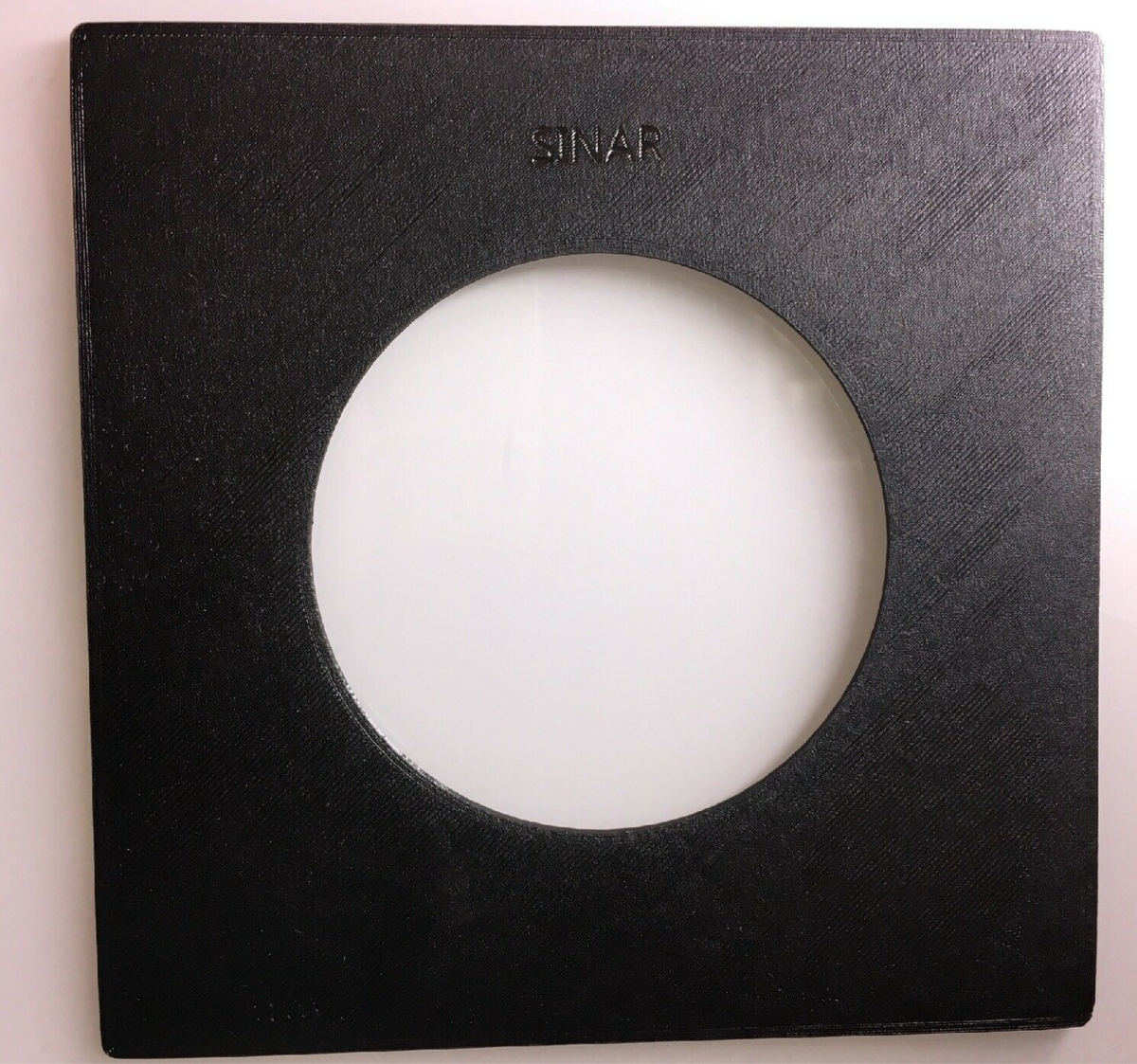 Planchette Pour Chambre Sinar – 158x158mm, Pas Copal #0/#1/#3 M39, Fabriquée En France, Neuve
