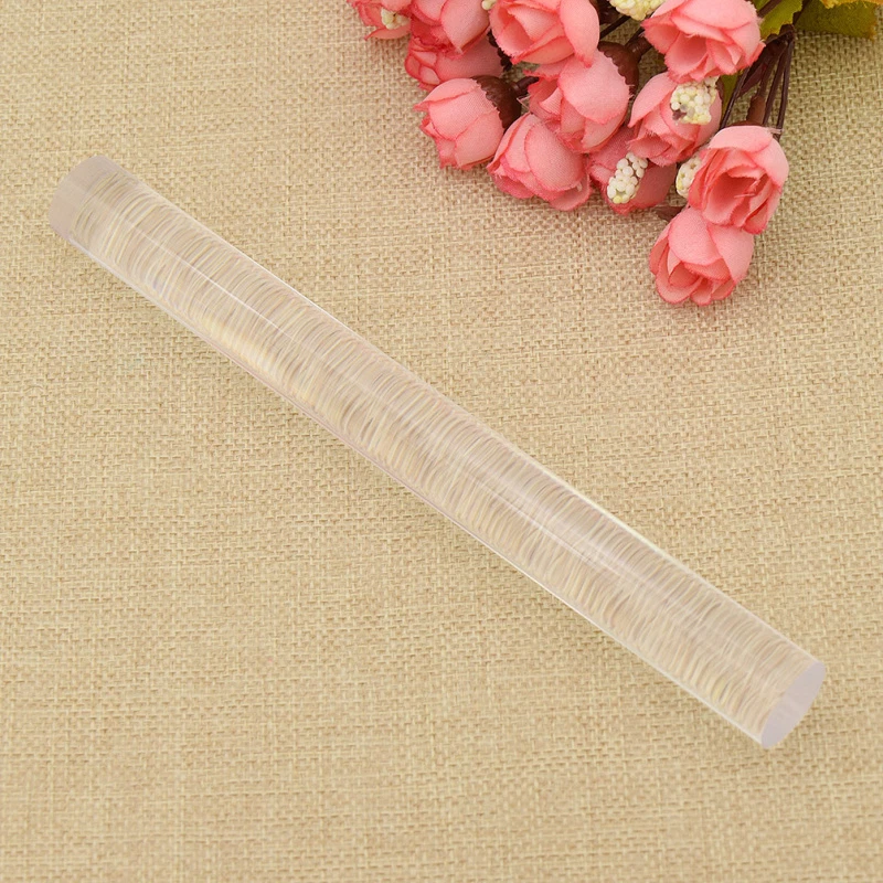 1/2PCS Solid Acrylic Polymer Clay Roller Rolling Pin Transparent Craft DIY Tools - image 2 of 4