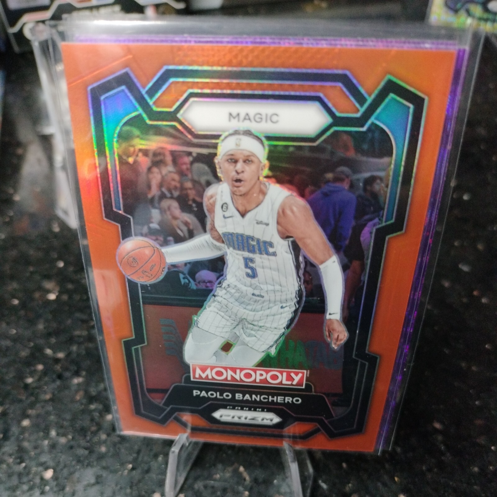 2023-24 Panini Prizm NBA Monopoly Paolo Banchero Orange 119/124 SP Magic #64