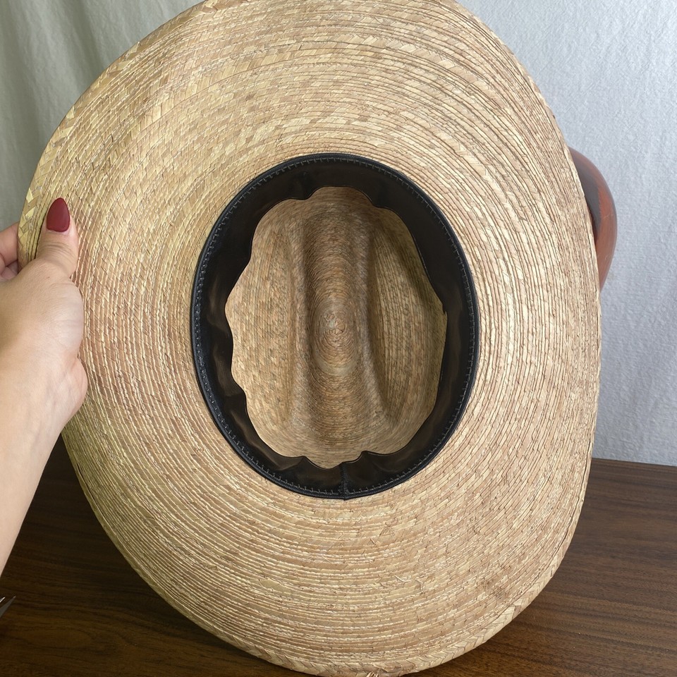 Justin 20x Straw Cowboy hat unisex Yellowstone eBay