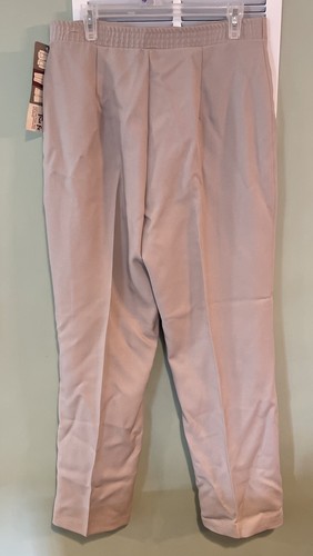 NEW SEARS Perma-Prest Pants That Fit Womans Size 18 Gray Pants VTG 70s Style - Picture 5 of 7