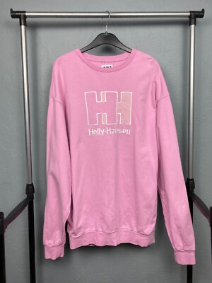 Helly Hansen Vintage Mens Crew Neck Oversized Sweatshirt Size L