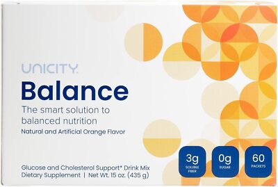 UNICITY BALANCE ORANGE | Support a Healthy Body Digestive System | 60 Packets