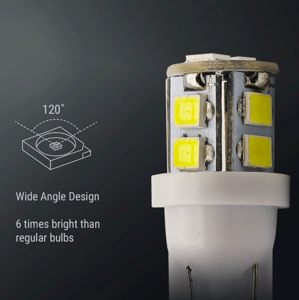 20-Piece LED Interior Light Bulbs Kit – T10, 31mm, 42mm For Dome Trunk License Plate – 6000K White
