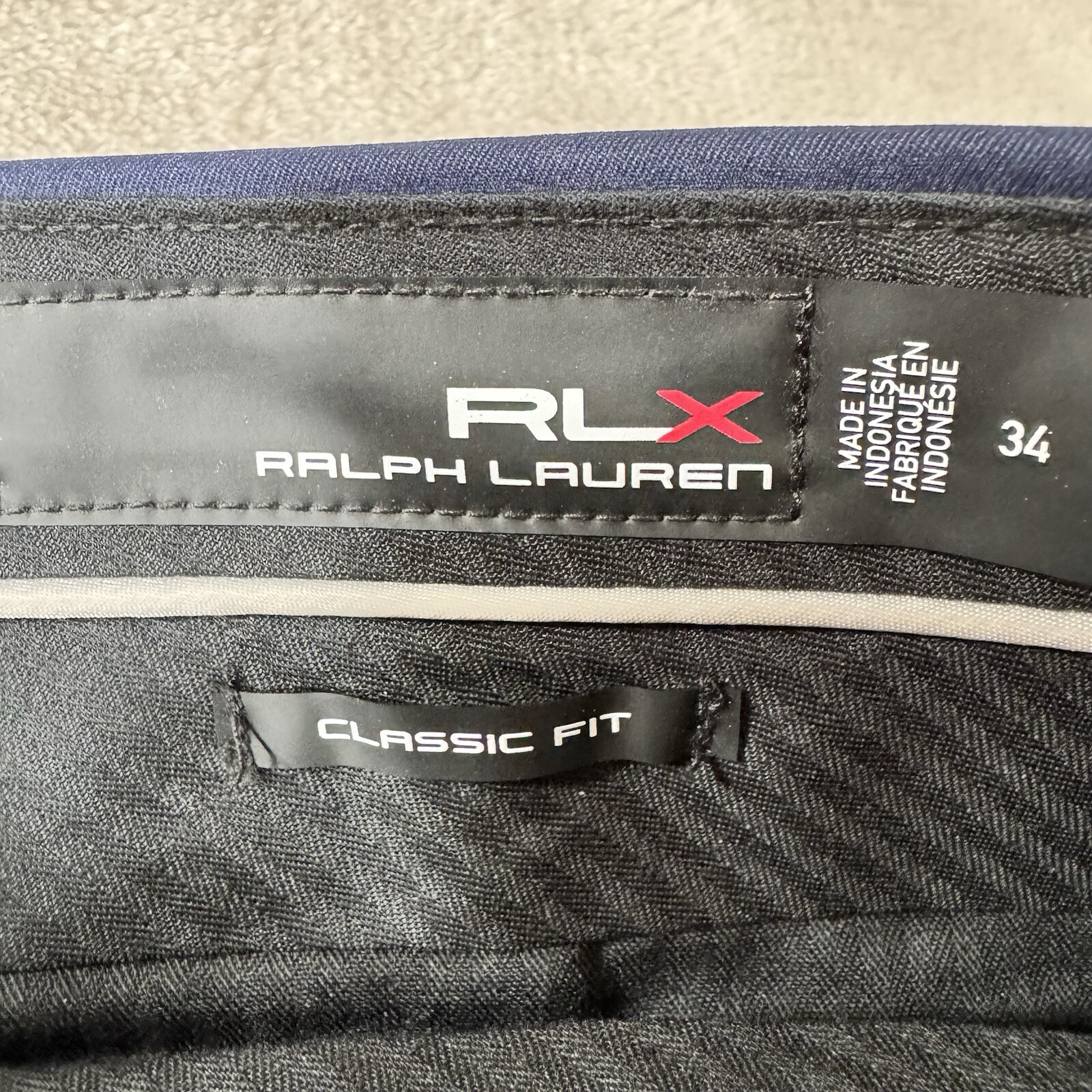 RLX Ralph Lauren Golf Men's Classic Fit Performance Shorts Refined Navy Size 34