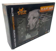 DT Systems R.A.P.T 1400 Remote Control Dog Training Collar System, Black