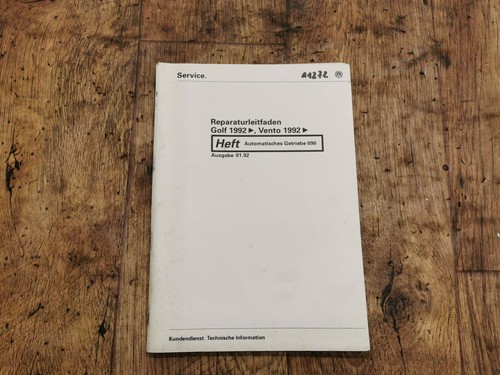VW Reparaturleitfaden Golf 3 Vento Automatisches Getriebe 096 #11272