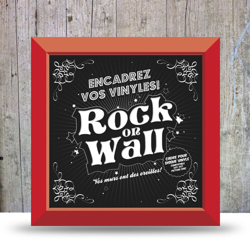 Quadro - Cornice Per Lp (rosso) - Rock On Wall Cornice Per Lp( Rosso)