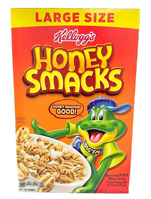  Kellogg's Honey Smacks Cereal 15.3 oz 