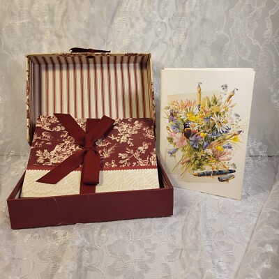 2 Sets of Blank Notecards Covington Designs & Heartline Hallmark