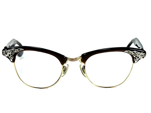 VINTAGE Bausch & Lomb CAT EYE EYEGLASSES 1/10 12K GF 12KGF  display picture 2