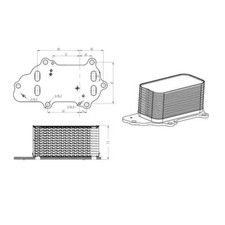 NRF 31848 Ölkühler Motoröl für Jeep Grand Cherokee IV