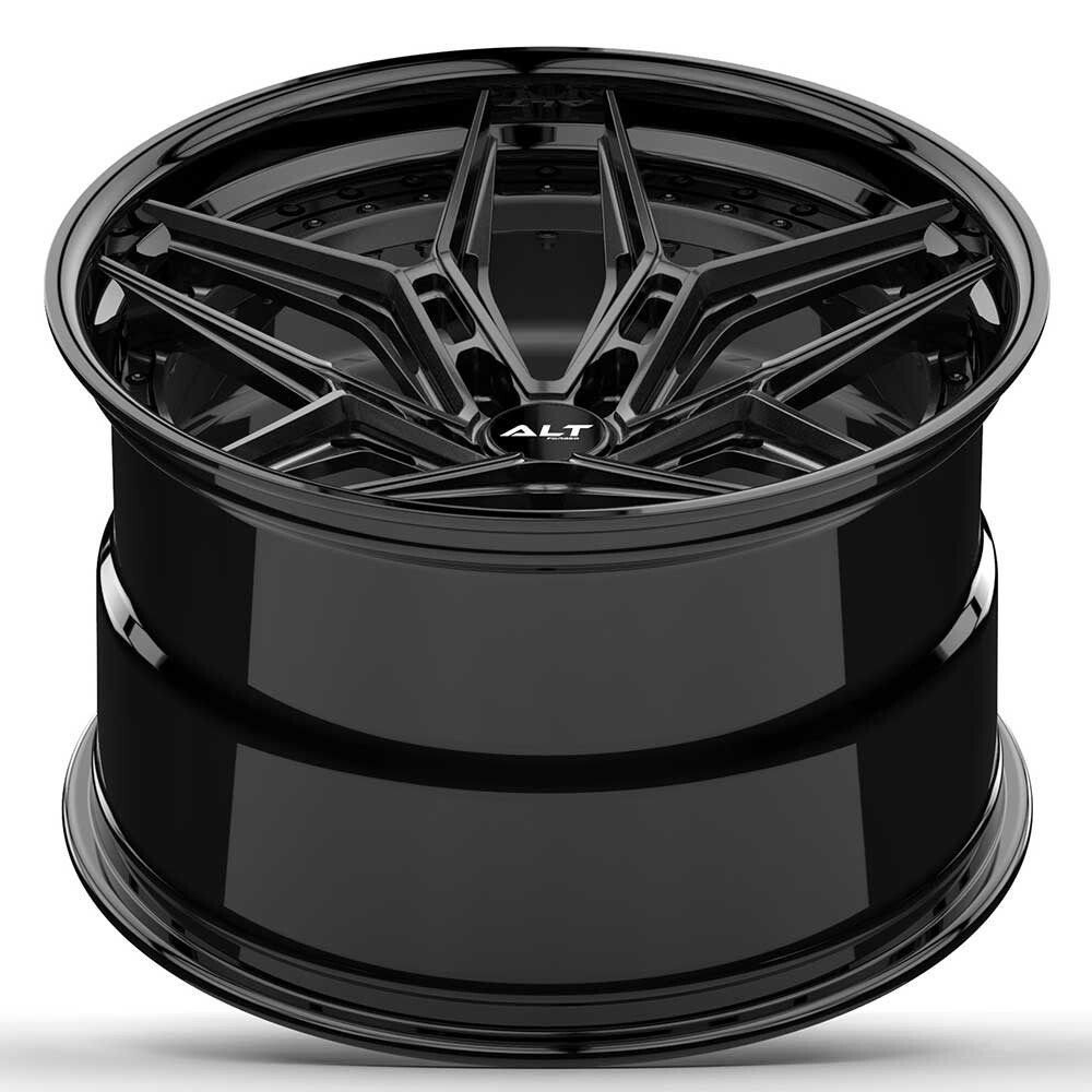 20" 21" ALT DL18 Gloss Black Wheels for Lamborghini Huracan 2014–2025+