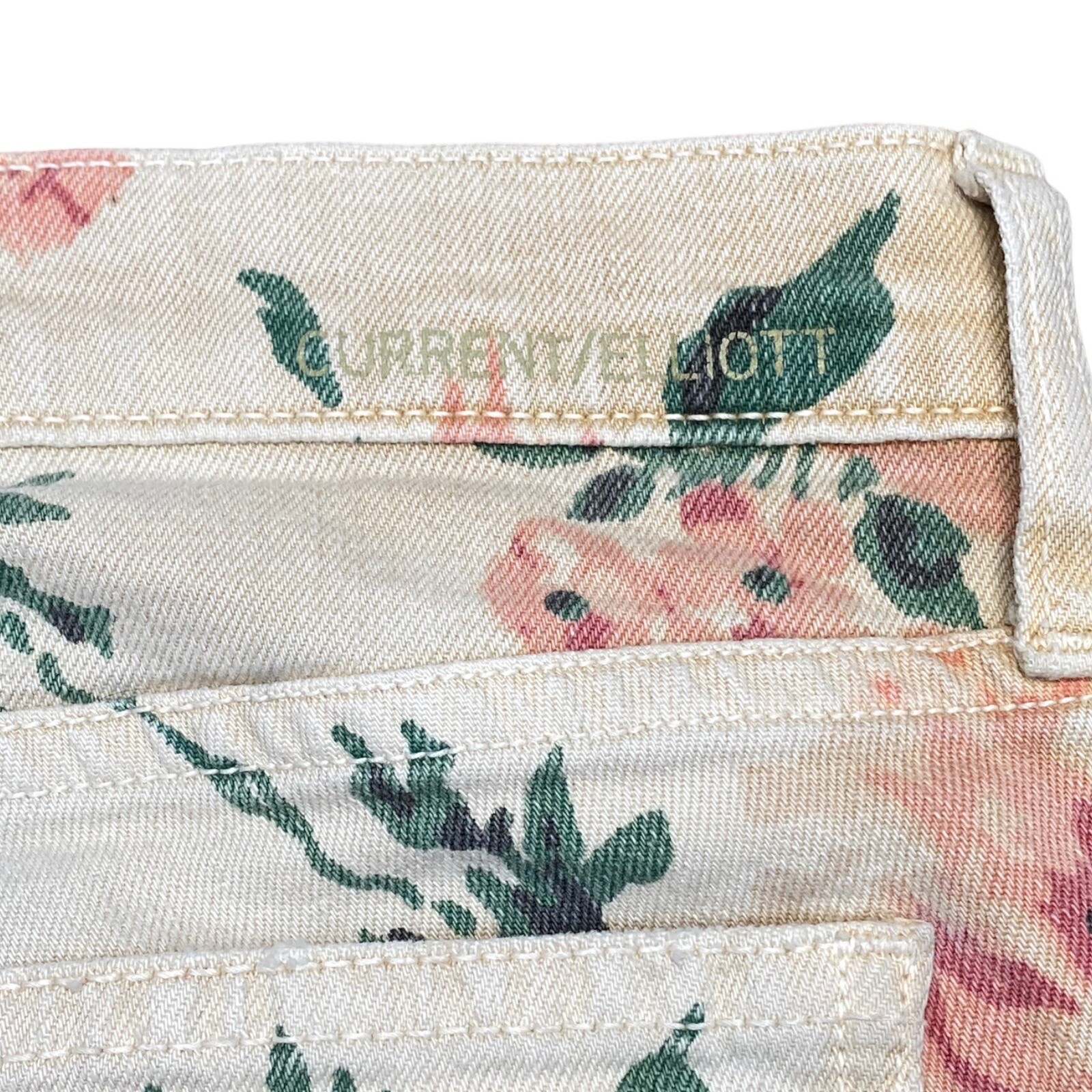 CURRENT/ELLIOTT The Stiletto Haystack Floral DENI… - image 15