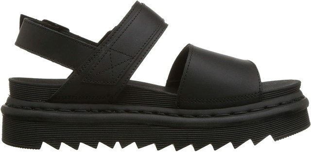 Dr. Martens Voss Black Women's Casual Leather Sandals 23802001 US 10 / UK 8 for sale online | eBay