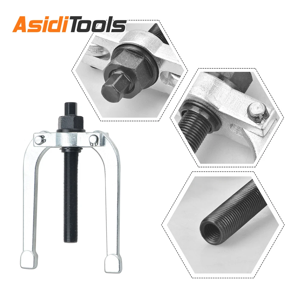 16 tlg Grundloch Innenabzieher Satz Innenlager Abzieher Werkzeug mit Gleithammer - Bild 2 von 4