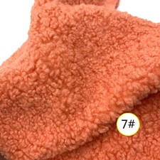 Faux Sheepskin Sherpa Fleece Fabric DIY Material Sewing Toy Doll Thick 45 50CM