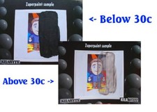 Noir Thermochromique Peinture Température Changement de Couleur Prêt à Utiliser