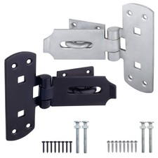 Hasp and Staple Lockable Heavy Duty Vertical Pattern 150mm 6 Inch with Fixings