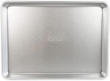 Bakeware Traditional Aluminized Steel Uncoated Half Sheet Baking Sheet Pan, Made
