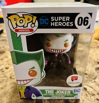 Funko Pop DC Super Heroes Joker #06 Walgreens Exclusive Rare Vinyl Figure