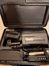 Panasonic OmniMovie VHS HQ Camcorder PV-330D, Case, untested , 2 Batteries