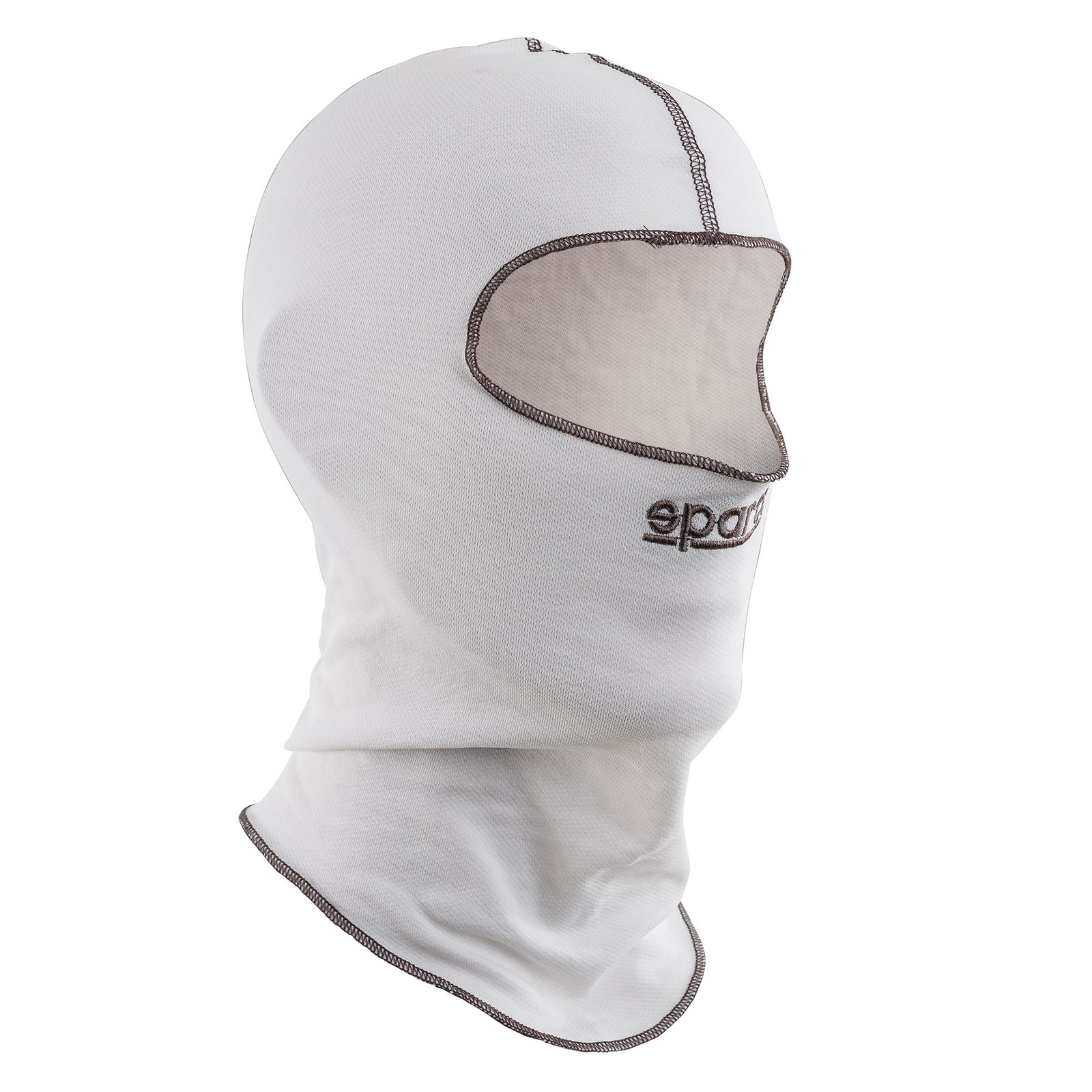 Sparco Softknit Go Kart/Karting/Racing/Motorsport Open Face Balaclava - White