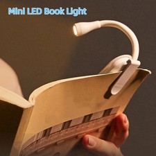Adjustable Clip Light Mini LED Book Light 3 Color Night Light Rechargeable