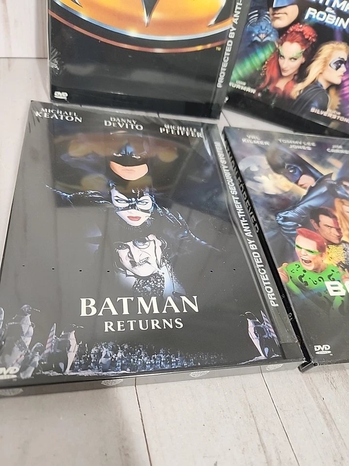 Batman DVD Lot 4 Movies Batman & Robin, Batman, Batman Returns, Batman Forever - Image 4 of 4