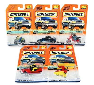 Matchbox Series 19 MOUNTAIN CRUISERS Complete Set of 5 - 1999 Diecast