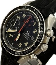 Omega Speedmaster Mark 40 3513.53 Black Automatic Mens Watch Excellent A6223 4