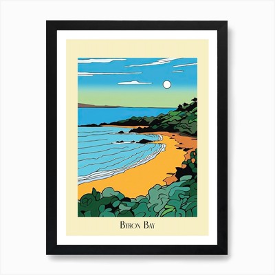 Poster von Minimal Design Stil von B gerahmtes Wandbild Poster Leinwanddruck Bild