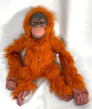 2001 Senario Obi Tan the Orangutan 16" Interactive Plush Toy Monkey Working