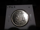 1966 - Canada 50 cent  - Canadian Silver half dollar -