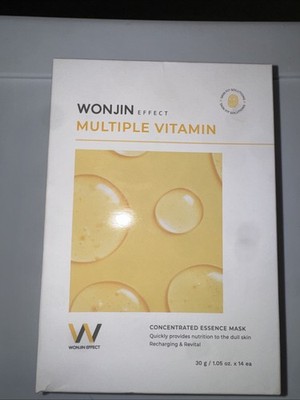 WONJIN EFFECT 14-Pack Face Mask   1.05 oz Each, Deep Hydration & Skin Care