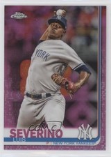 2019 Topps Chrome Pink Refractor Luis Severino #98 5ta