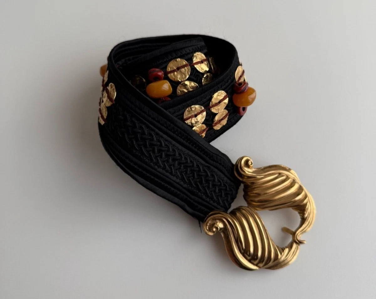 NWT Marjorie Baer braided embellished belt Women main image 2