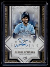 George Springer 2023 Topps Five Star Autograph Auto Card #FSA-GSP