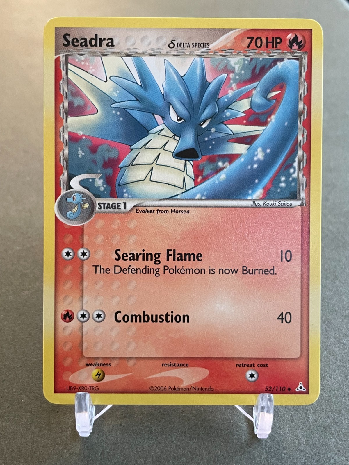 Pokemon Seadra 52/110 ex Holon Phantoms 52/110 NM