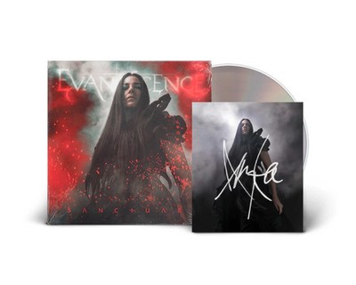 Evanescence Sanctuary Sealed CD w/ Amy Lee Signed Art Card Autographed In Hand