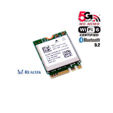 Realtek RTL8852BE AX1800 Features built-in WiFi6 Bluetooth 5.2 and a Gigabit M.2