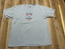 Life is Good Shirt, Men's Large "Super Heroes Wear Scrubs!" Wisconsin Badgers