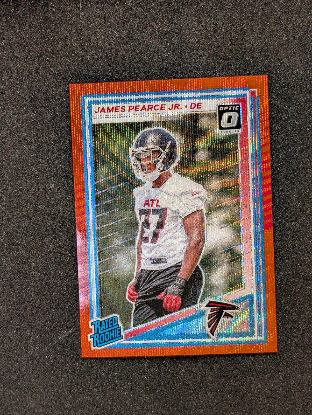 2025 Panini Donruss James Pearce Jr. #363 Optic Preview Red Wave Prizm (RC)
