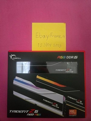 G.Skill Trident Z5 Neo 32GB 2 x 16GB DDR5 6000MT/s CL30 Black Desktop Memory