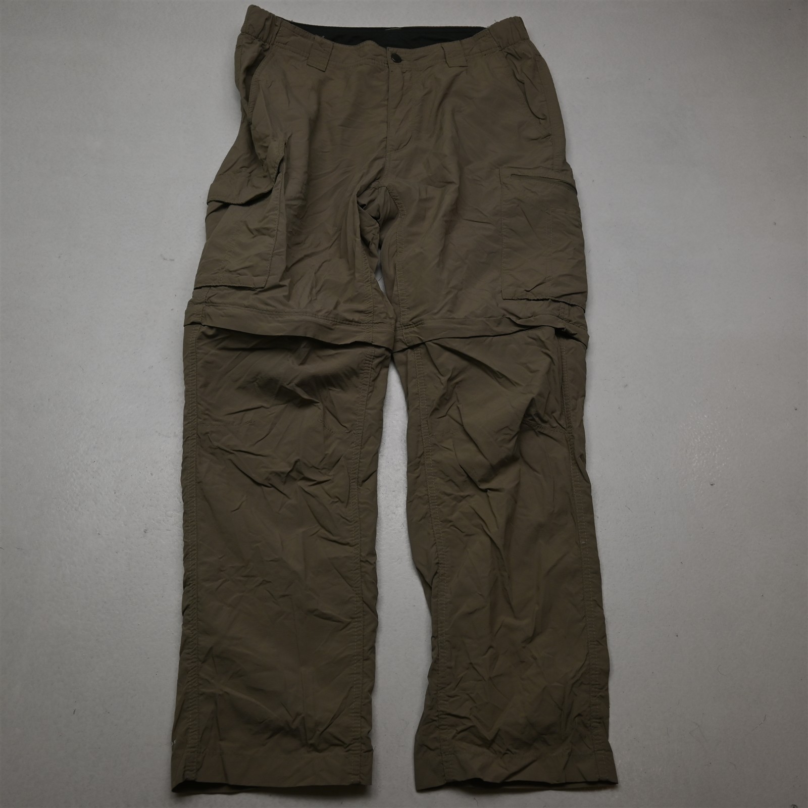 Columbia 34x30 Khaki Ripstop 1441671 Silver Ridge Convertibl