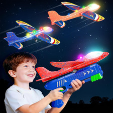 Flugzeug Spielzeug, Katapult, Styroporflieger...
