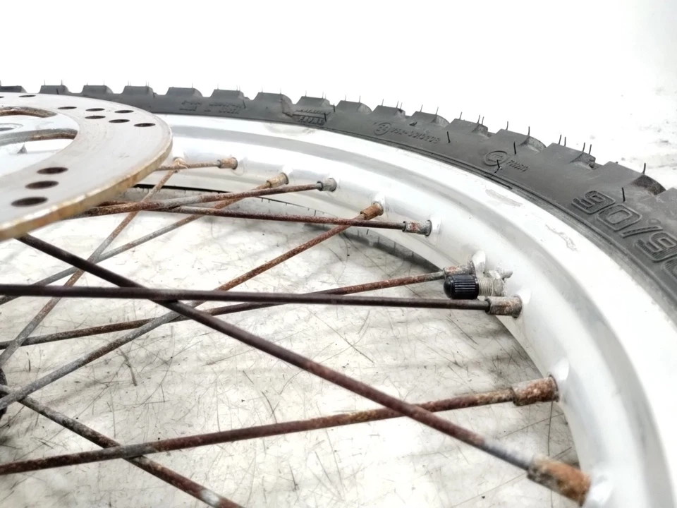 Llanta delantera Kawasaki KLR650 2007 recta (sin neumáticos) 21" X 1,6 Foto 4 de 4